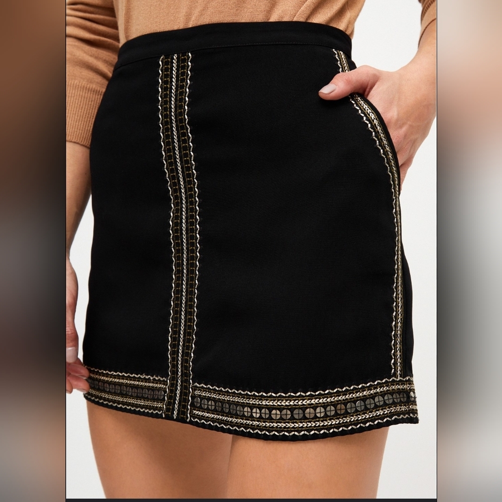 Madewell Embellished Mini Skirt